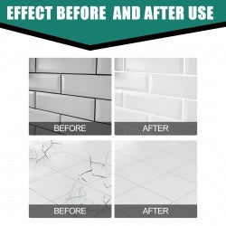 Jue-Fish Tile Repair Paste Crack Repair Tile Quick Drying Adhesive Marble Bathtub Furniture Toilet