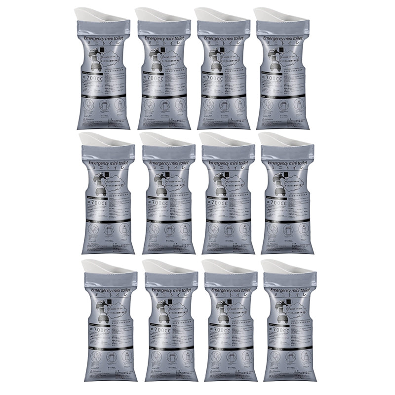 Twelve packages of emergency malt extract on a white background