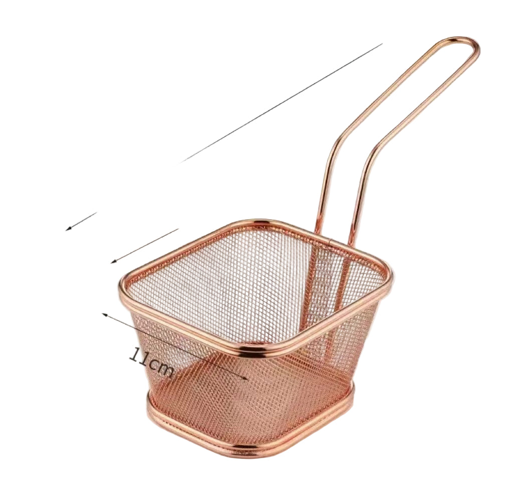 304 Stainless Steel Chips Basket Mini Frying Basket