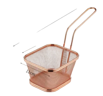 304 Stainless Steel Chips Basket Mini Frying Basket