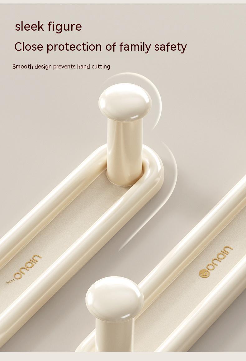 Retractable Hanger Storage Rack - Punch-Free Organizer