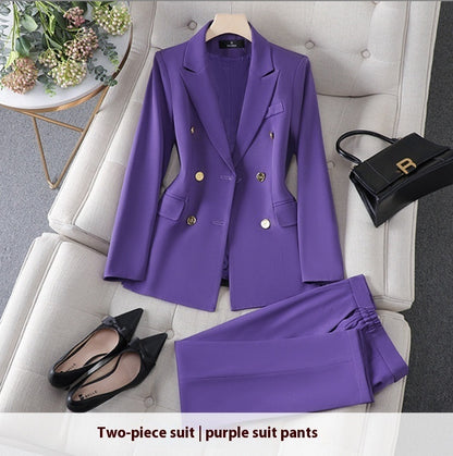Fashion Office Lady Formal Pants Suit