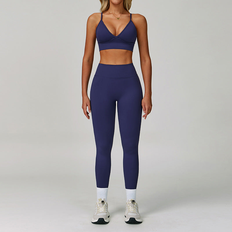 Women's Casual Seamless Tight Yoga Suit