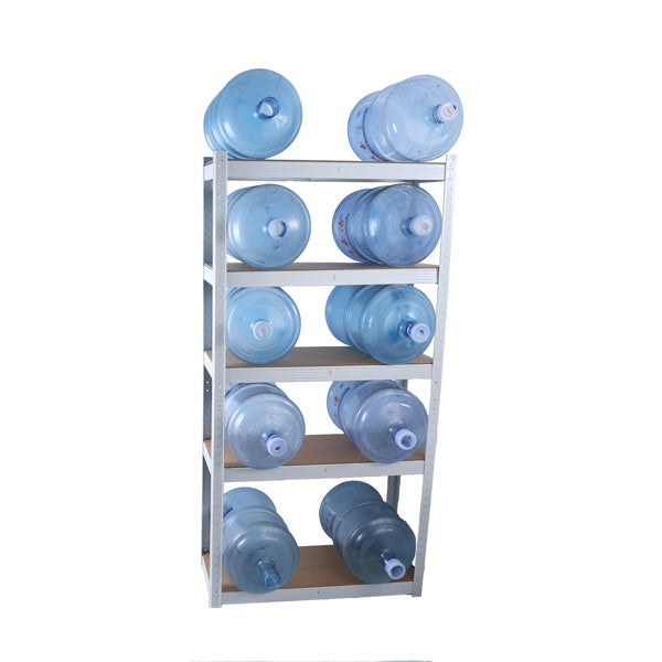 5-tier Metal Shelving Unit Adjustable Garage Storage Utility Rack
