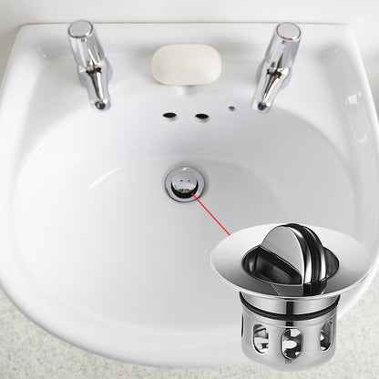 Explosion-proof Stainless Steel Thickened Flap Basket Drain Ceramic Basin Basket Drain