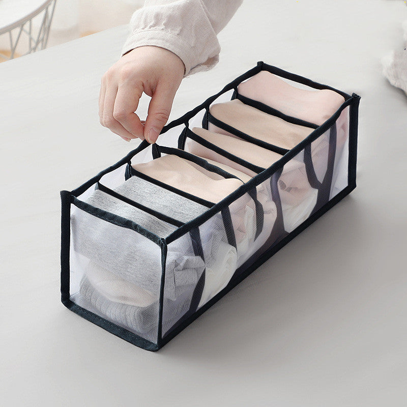 Foldable Mesh Storage Box - Versatile small wear Organizer