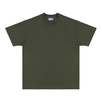 Oversize Loose Cotton Solid Color T-shirt For Men And Women