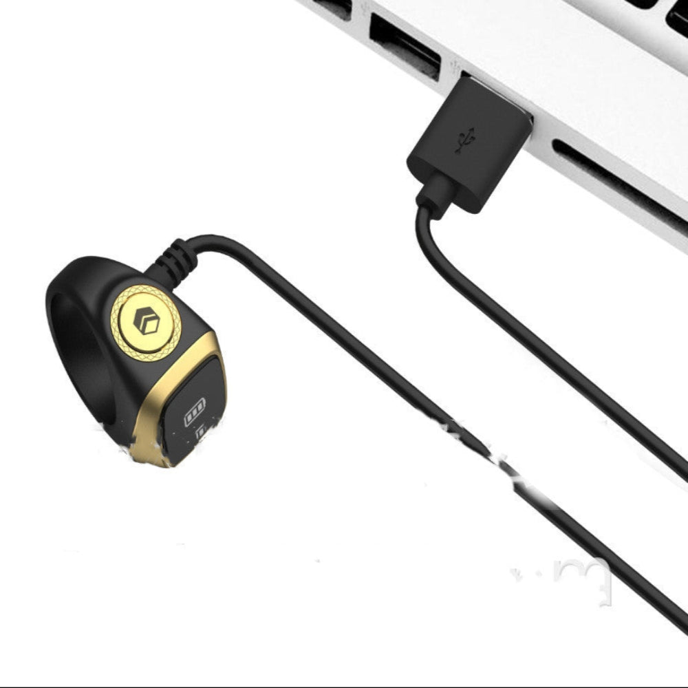 Zikr1 lite device with USB cable and text about long battery life on a white background