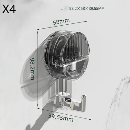 Non-Punching Bathroom Scratch-Free Strong Adhesive Suction Cup Hook