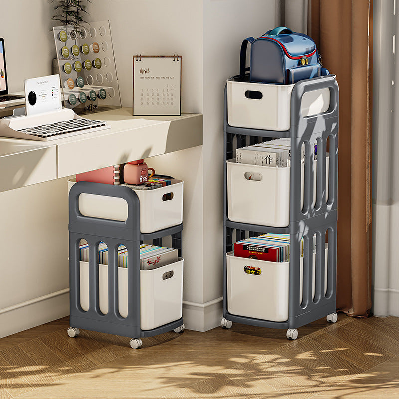 Trolley Movable Wheeled Storage Rack Floor Multi-layer – Smile E Store ...