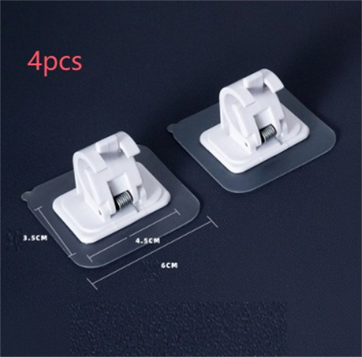 No Punching Traceless Sticker Curtain Rod Hook Multi-function Bracket