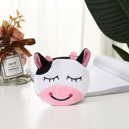 Plush Cute Coin Purse - Cartoon Cloth Women's Key Case