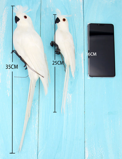 Artificial Foam Feather Parrot Decoration