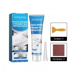 Tile Repair Adhesive Paste for Bathtubs, Marble, Furniture & Floor Cracks