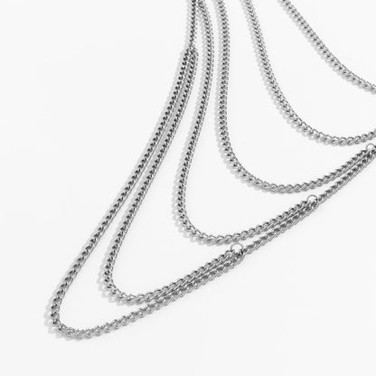 Jewelry Simple Drops With Diamonds Alloy Necklace