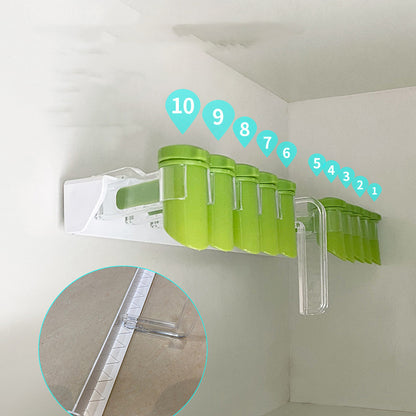 Multifunctional Wall-Mounted Kitchen Storage Rack
